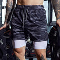 2022 Sport Shorts Men Sportswear Double-deck Running Shorts 2 In 1 Beach Bottoms Summer Gym Fitness Training Jogging Short Pants Monte Capri