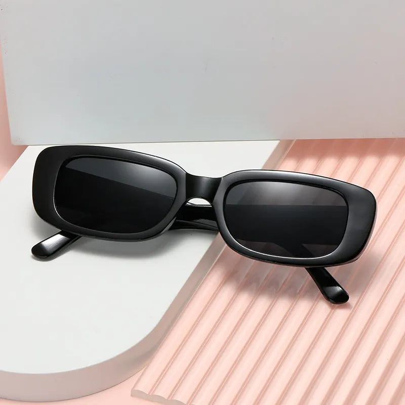 2023 New Retro Small Sunglasses Men's and Women's Fashion Trendy Vintage Popular Square Frame Rectangle Sunglasses UV Protection Monte Capri