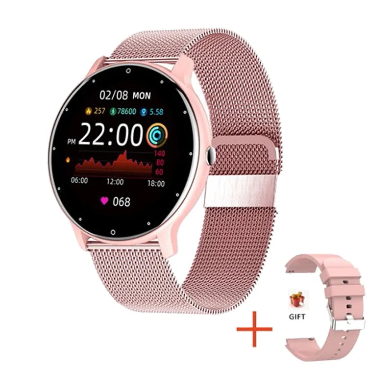 LIGE Smart Watch Men Women Full Touch Screen Sport Fitness Watch Man IP67 Waterproof Bluetooth For Android IOS Smartwatch Men Monte Capri