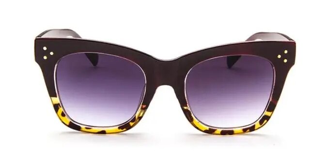 Luxury Rectangle Sunglasses Women Brand Designer PC Frame Gradient Lens Classic Rivet Shades Female Male Fashion Eyewear UV400 Monte Capri