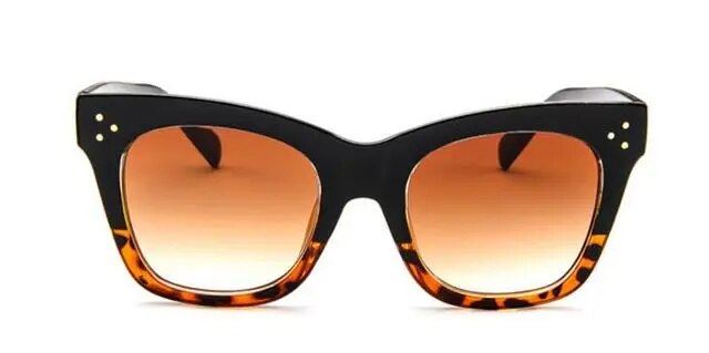 Luxury Rectangle Sunglasses Women Brand Designer PC Frame Gradient Lens Classic Rivet Shades Female Male Fashion Eyewear UV400 Monte Capri