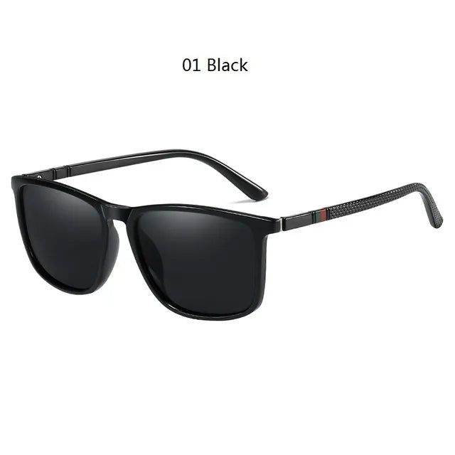 Luxury Square Vintage Polarized Sunglasses For Men Women Fashion Travel Driving Anti-glare Sun Glasses Male TR90 Eyewear UV400 Monte Capri