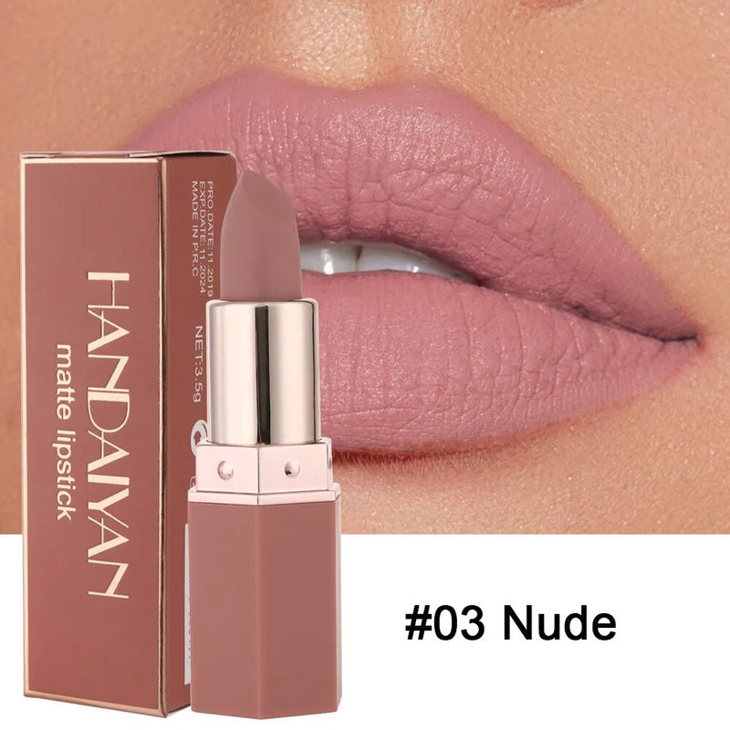 Moisturizing Lipstick Nude Lips Makeup Pink Red Natural Lip Tint Non Stick Cup Long Lasting Waterproof Matte Lipstick Cosmetic Monte Capri