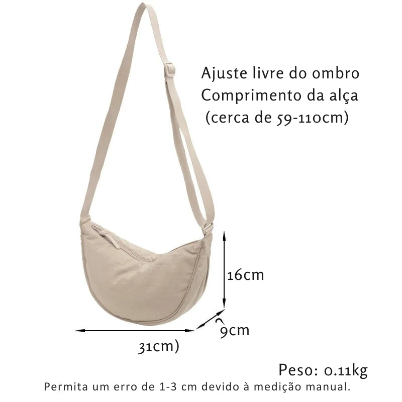 Bolsa Casual Crossbody Half Moon